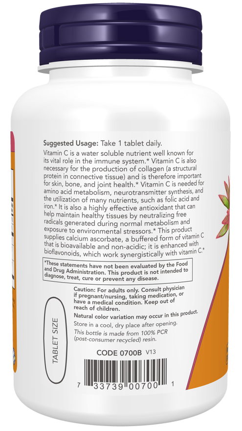 Now Foods Vitamin C-1000 Complex, Buffered (90 Tablets)