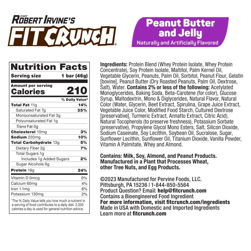 FITCRUNCH Peanut Butter & Jelly (46g)