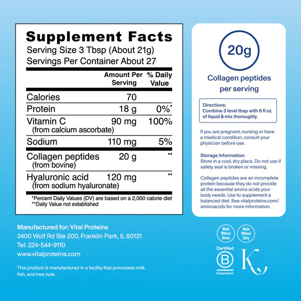 Vital Proteins Collagen Peptides Advanced 560g