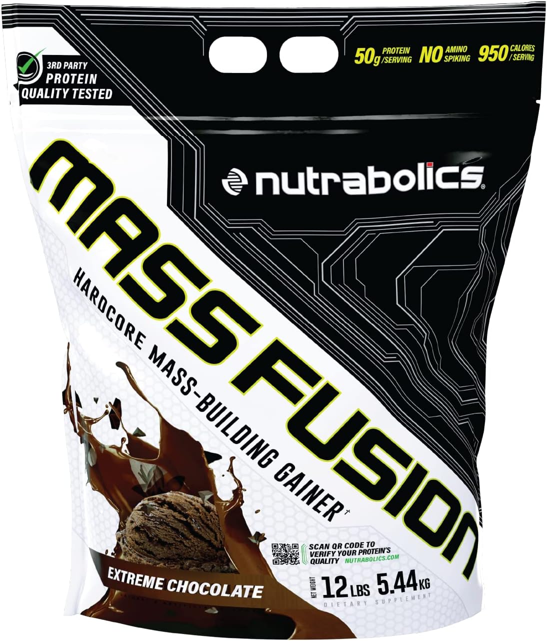 Nutrabolics Mass Fusion Gainer-22Serv.-5.44KG