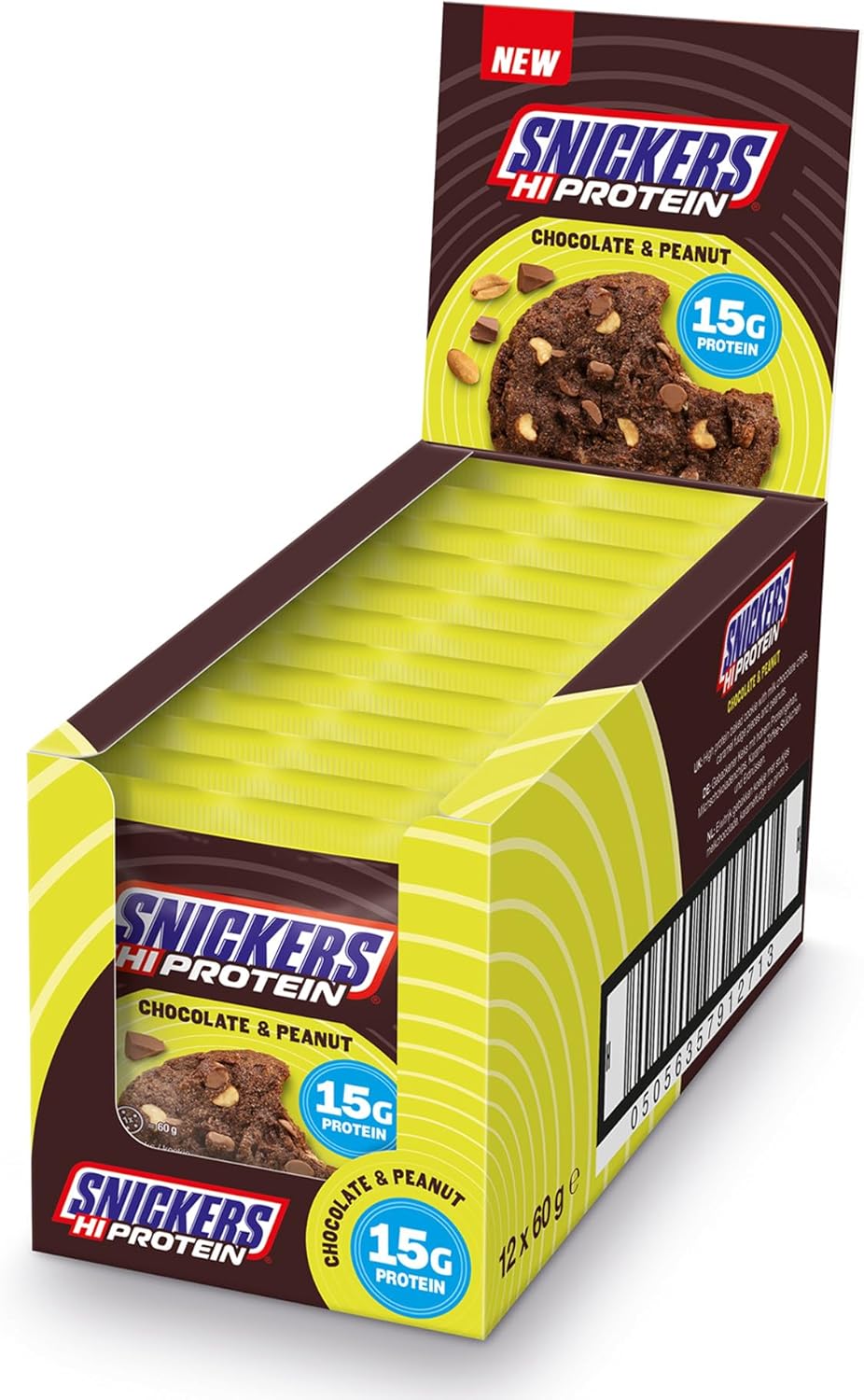 Snickers - Baked Chocolate Peanut High Protein Cookie (60g)