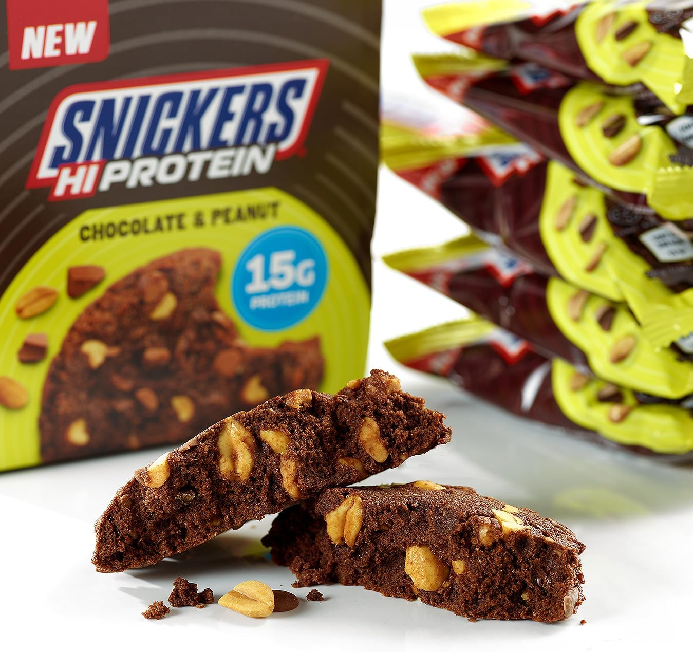 Snickers - Baked Chocolate Peanut High Protein Cookie (60g)