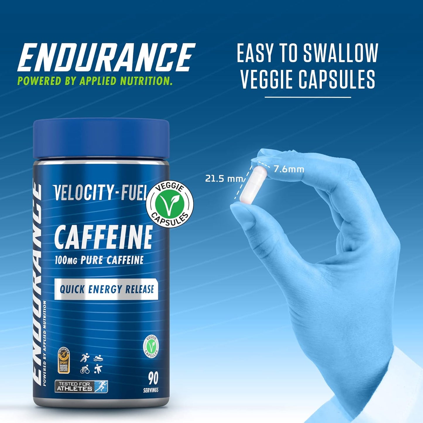 Applied Nutrition Endurance Caffeine - 90 Capsules