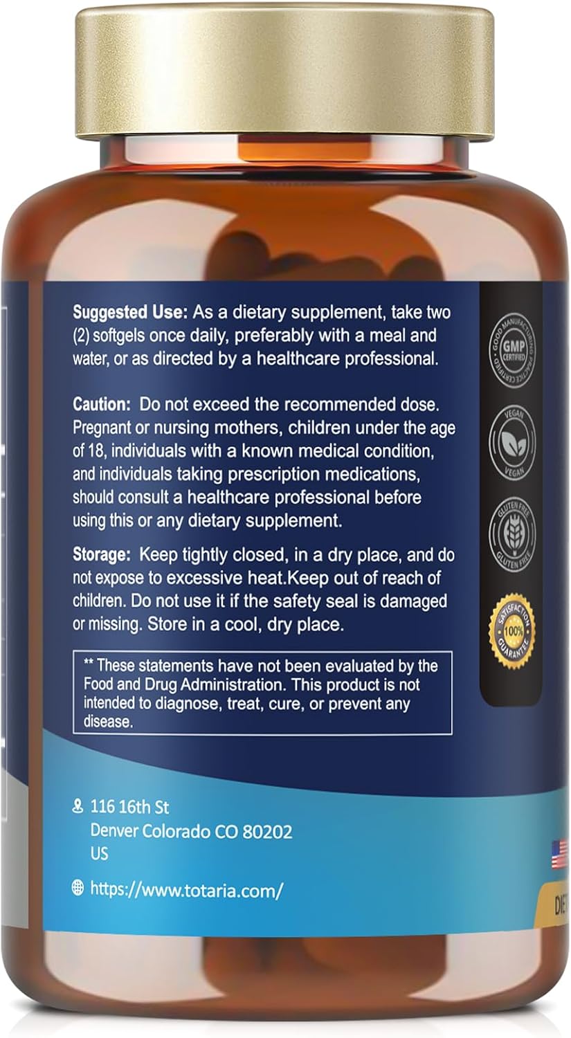 Totaria Health Urolithin A,NAD+,CoQ10,Resveratrol,PQQ 5 in 1