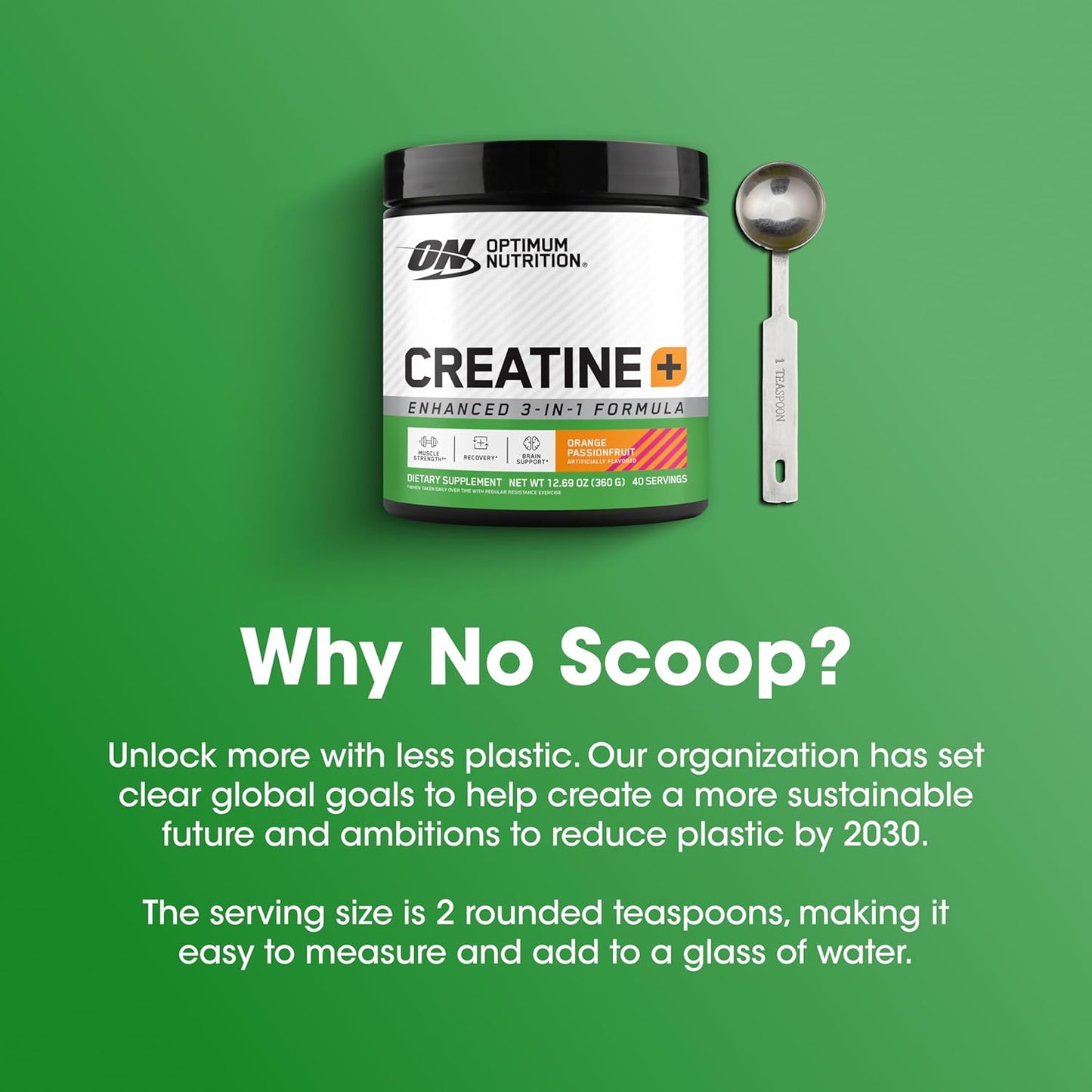 Optimum Nutrition Creatine 3-in-1 Formula 360g (40 Servings)