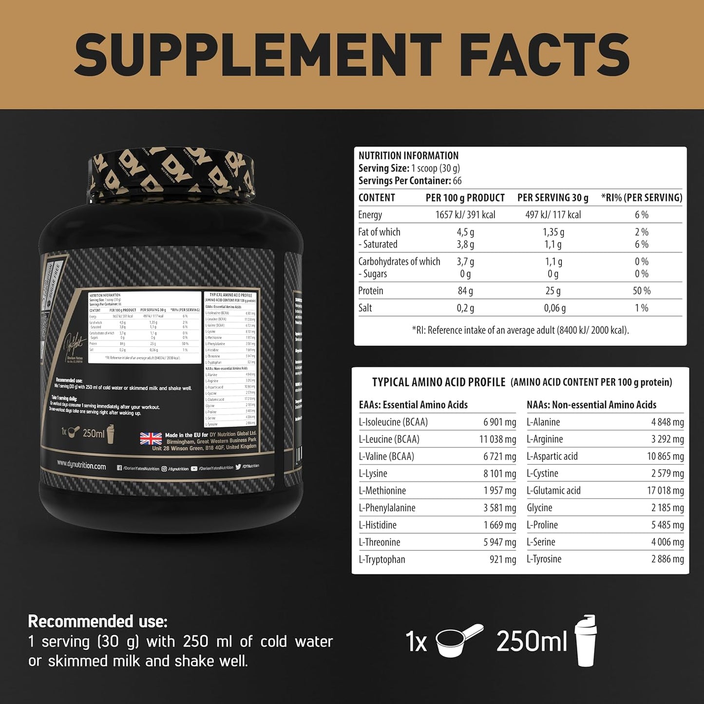 DY Shadowhey Isolate 2KG (66 Servings)
