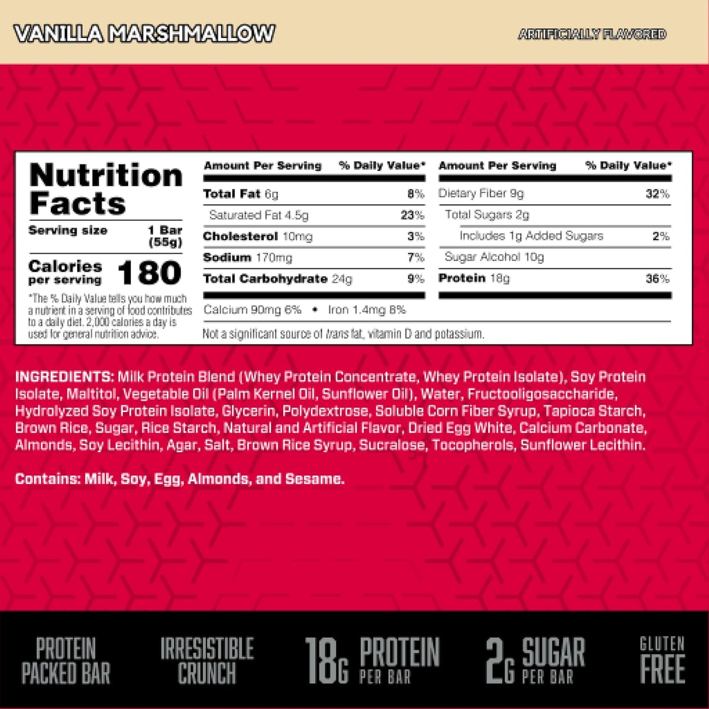 BSN Vanilla Marshmallow Crispy Protein Bar (60g)