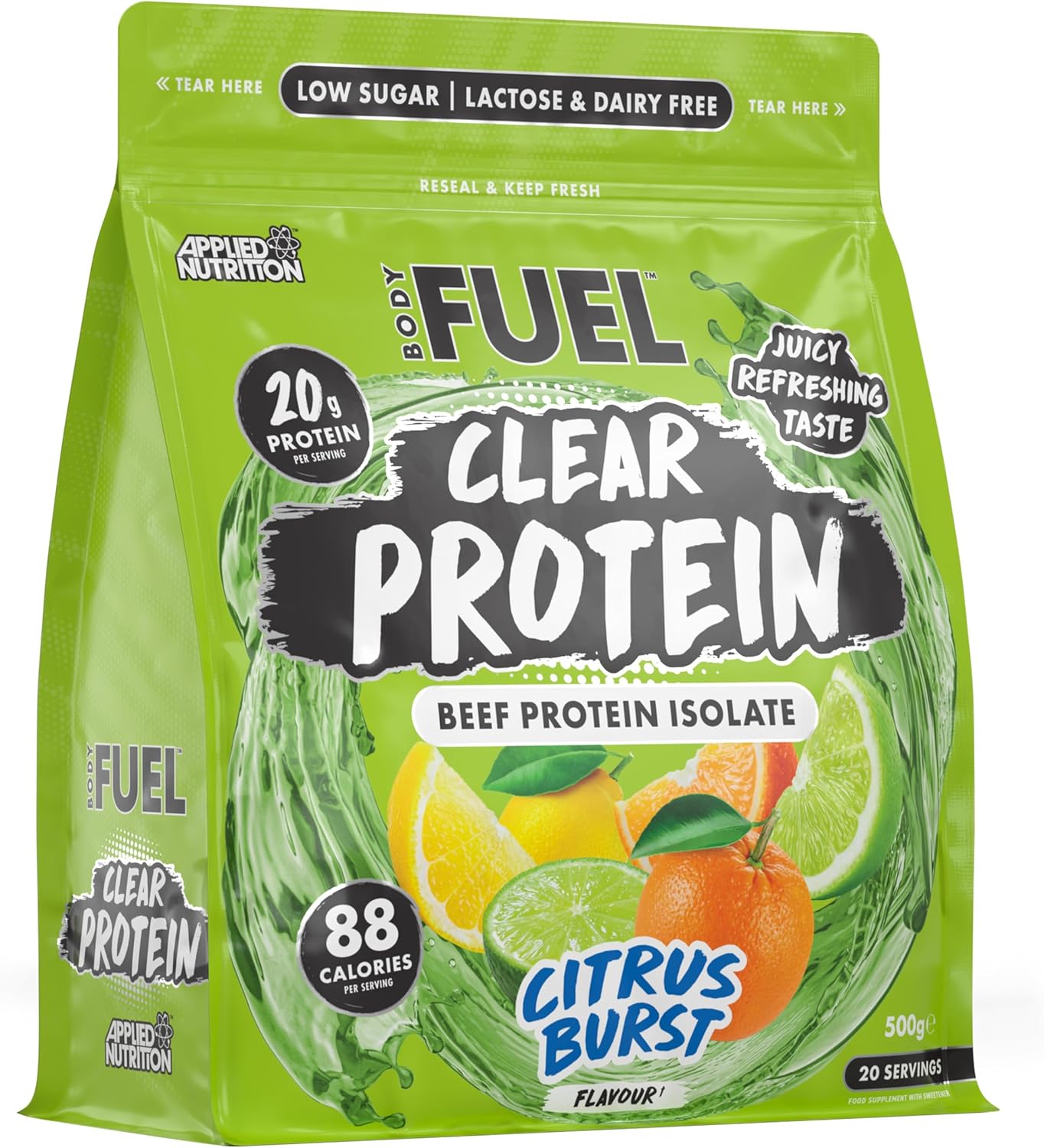 Applied Nutrition BODYFUEL Clear Beef Protein Isolate 500g (20 Servings)