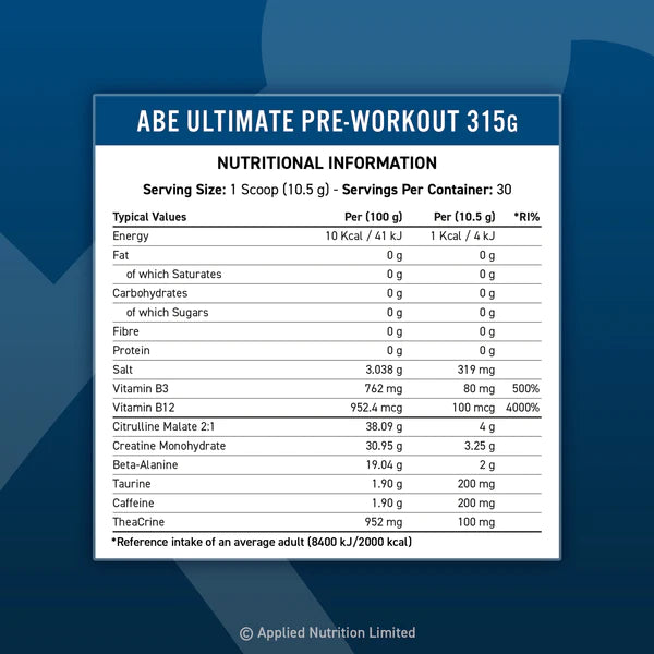 Applied Nutrition ABE Preworkout 30 Serving