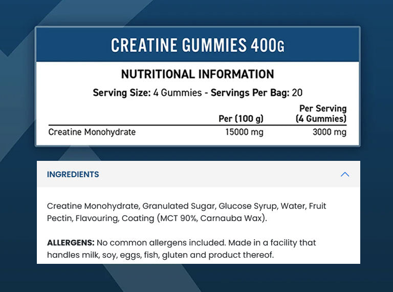 Applied Nutrition Creatine Monohydrate Gummies
