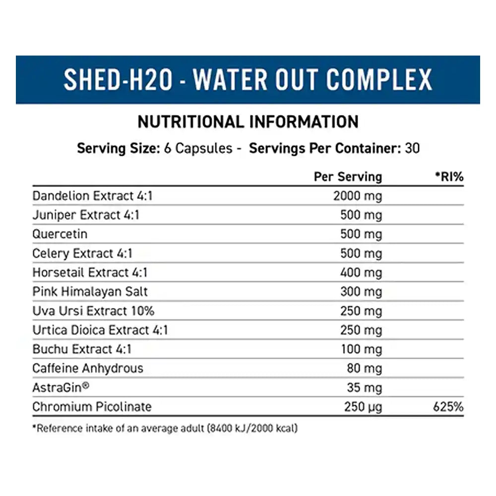 Applied Nutrition Shed-H2o Water Out Complex