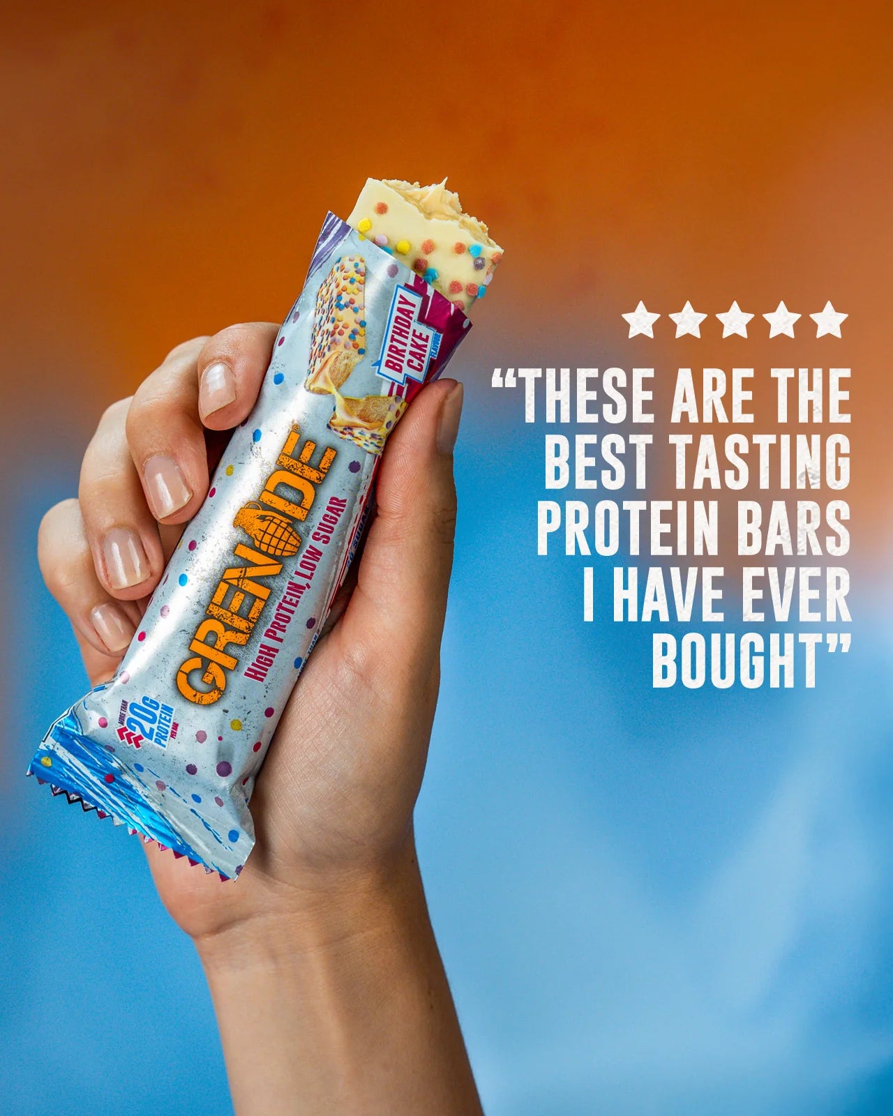 Grenade Birthday Cake Protein Bar 60g