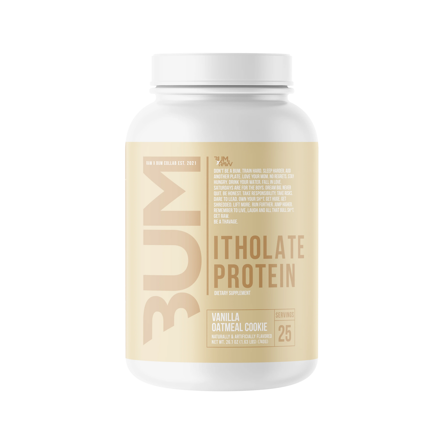 RAW CBUM Itholate Protein (25 Servings)