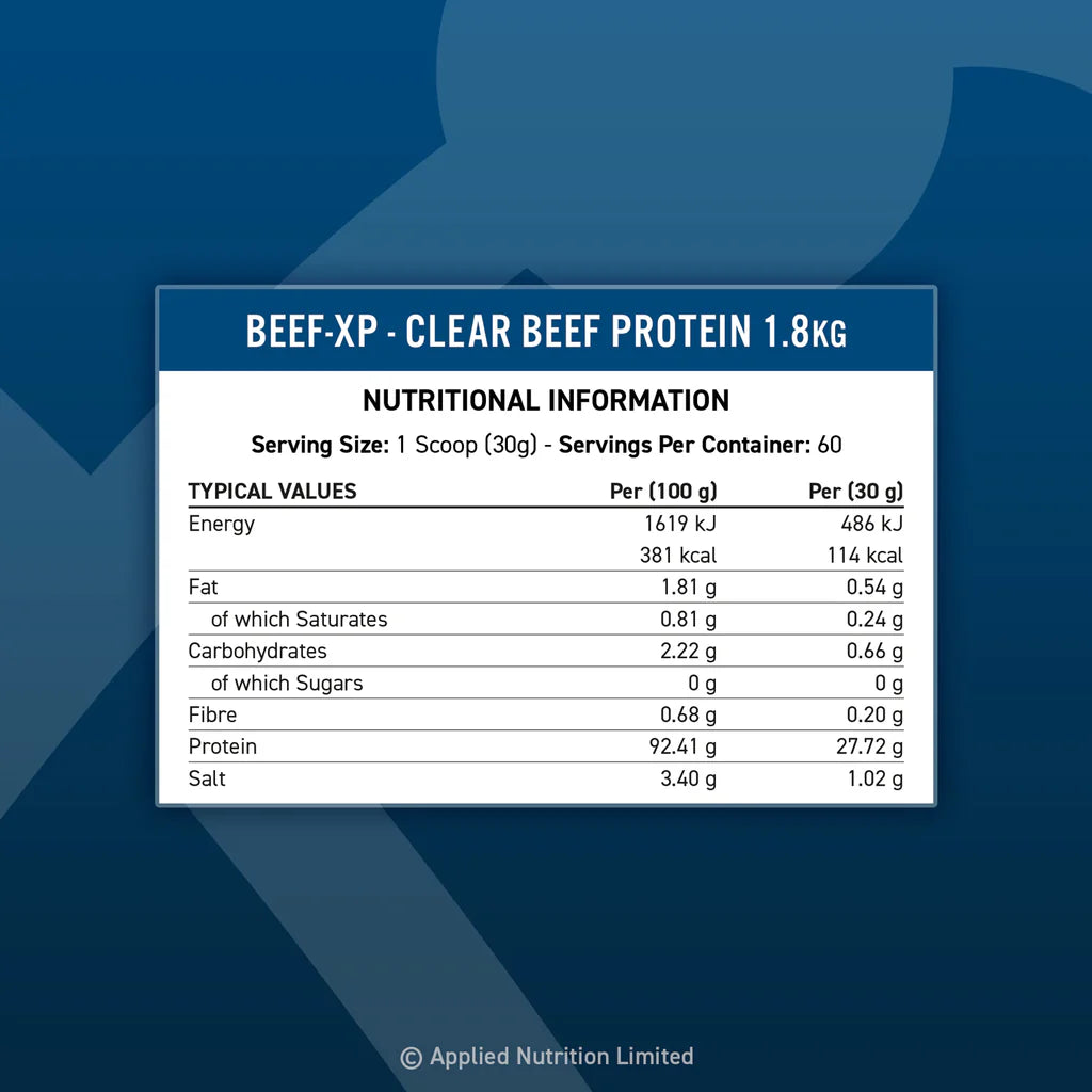 Applied Nutrition BEEF-XP Clear Beef Protein Isolate | 1.8kg