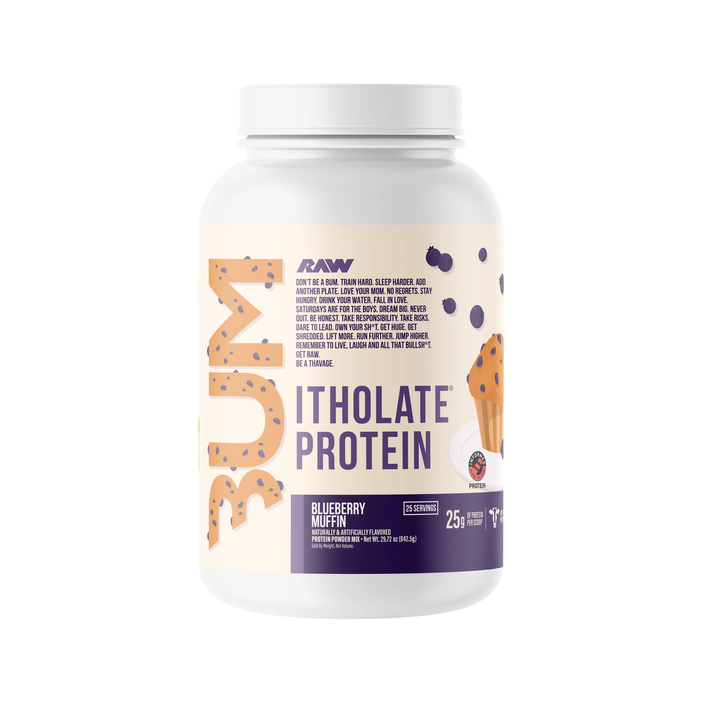 RAW CBUM Itholate Protein (25 Servings)