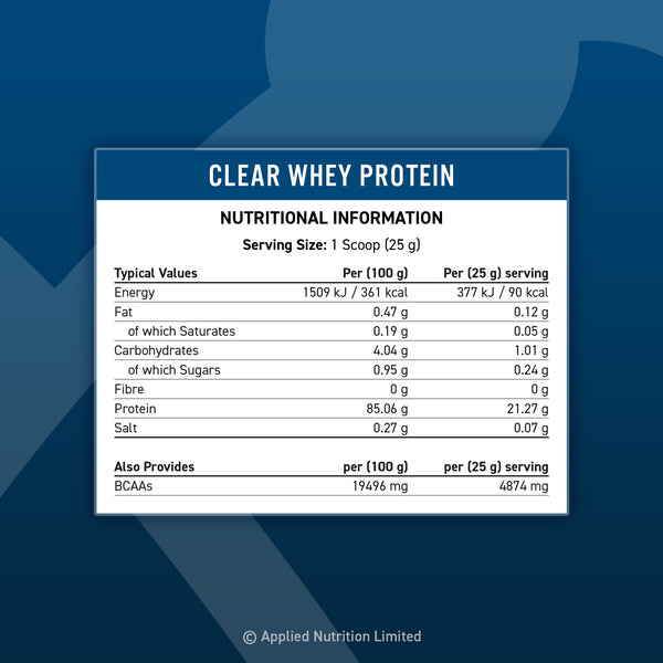Applied Nutrition Clear Whey Protein 875g (35 servings)