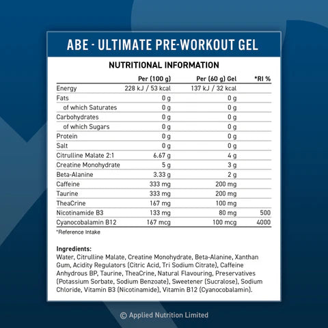 Applied Nutrition ABE Pre-workout Gel - 1 Gel