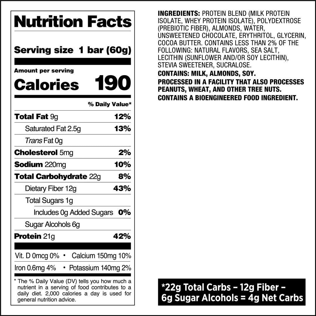 QUEST CHOCOLATE CHIP COOKIE DOUGH PROTEIN BAR (60g)