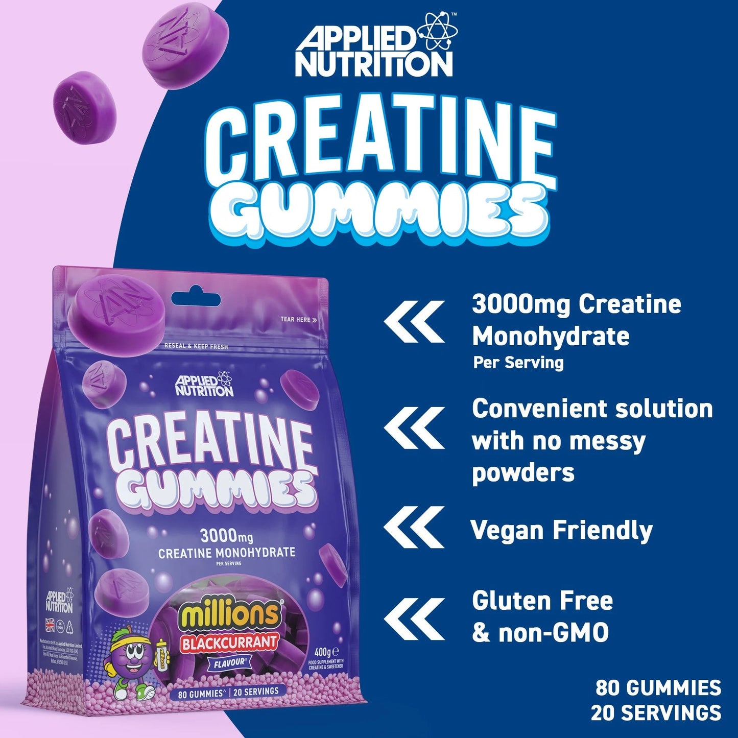 Applied Nutrition Creatine Monohydrate Gummies