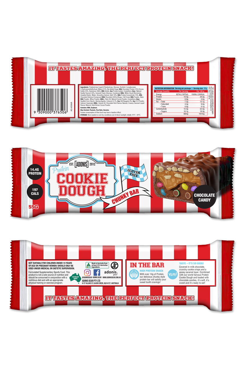 ADONIS.Gears Chunky Bar - Chocolate Candy (60g)