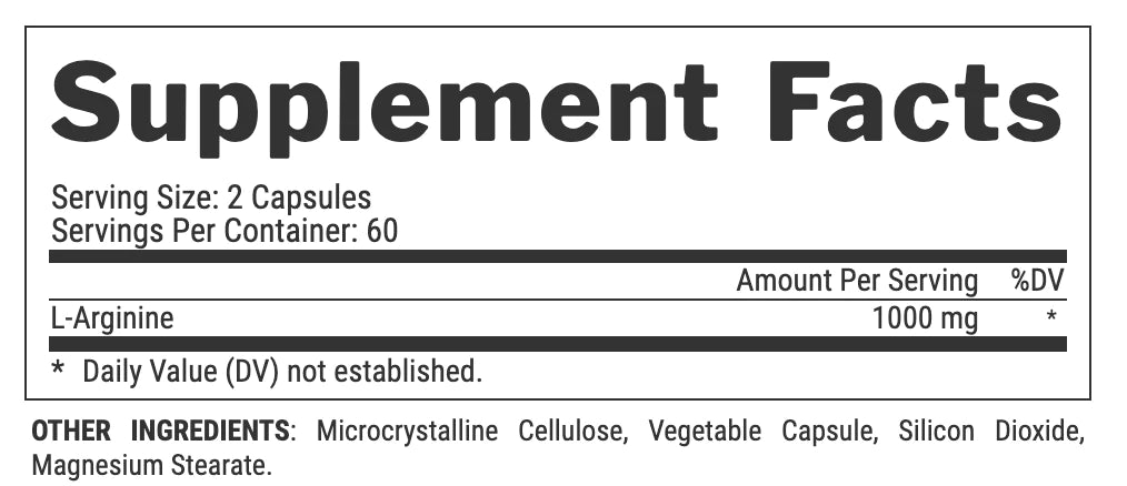 Nutrex Nutrition L-Arginine 1000