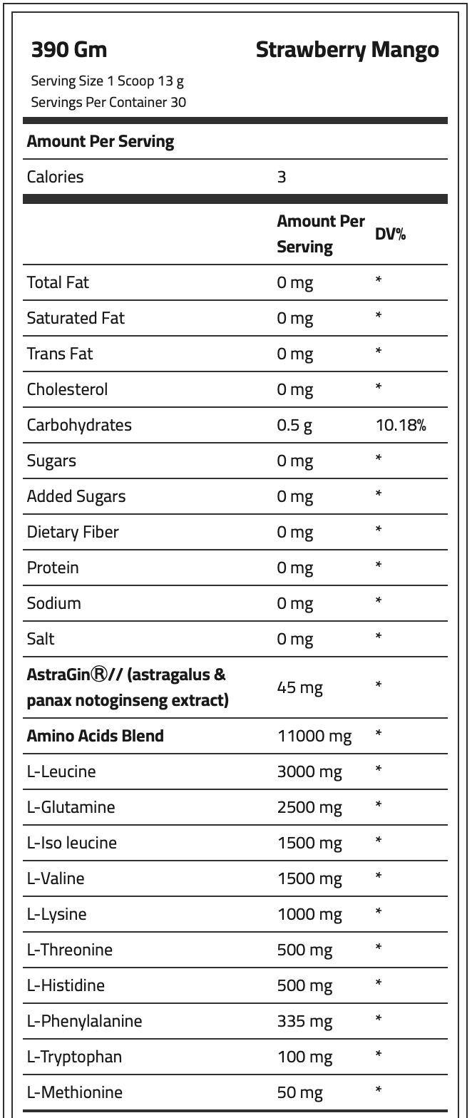 Laperva Amino EAA + Glutamine (390g)