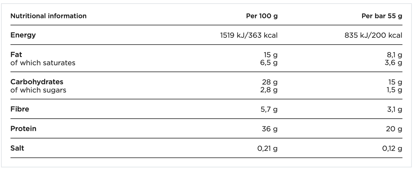 Barebells Caramel Cashew Protein Bar (55g)