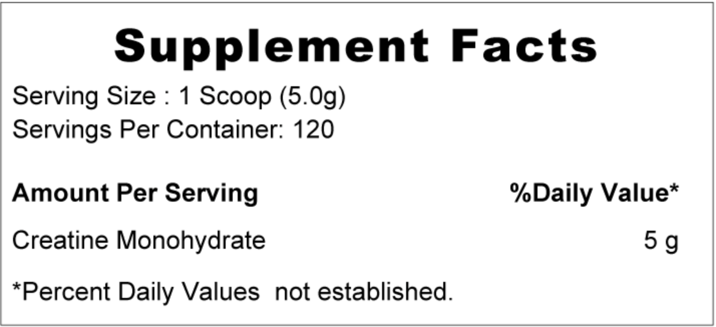 Muscle Core Nutrition Creatine 600g (120 Servings)