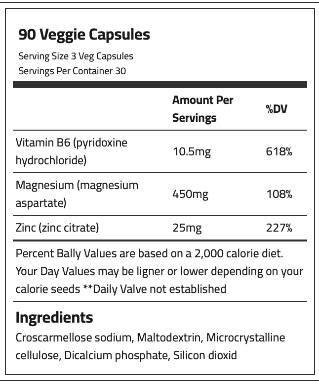 Laperva Triple ZMA 90 Capsules