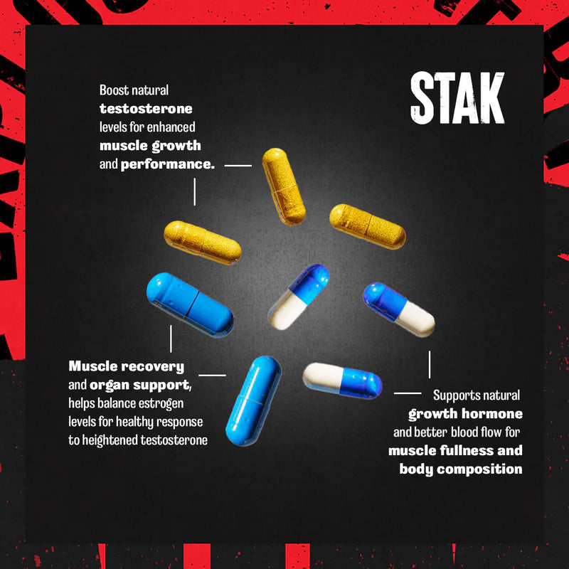 Universal Nutrition Animal Stak Pill Packs Testosterone Booster (21 Packs)