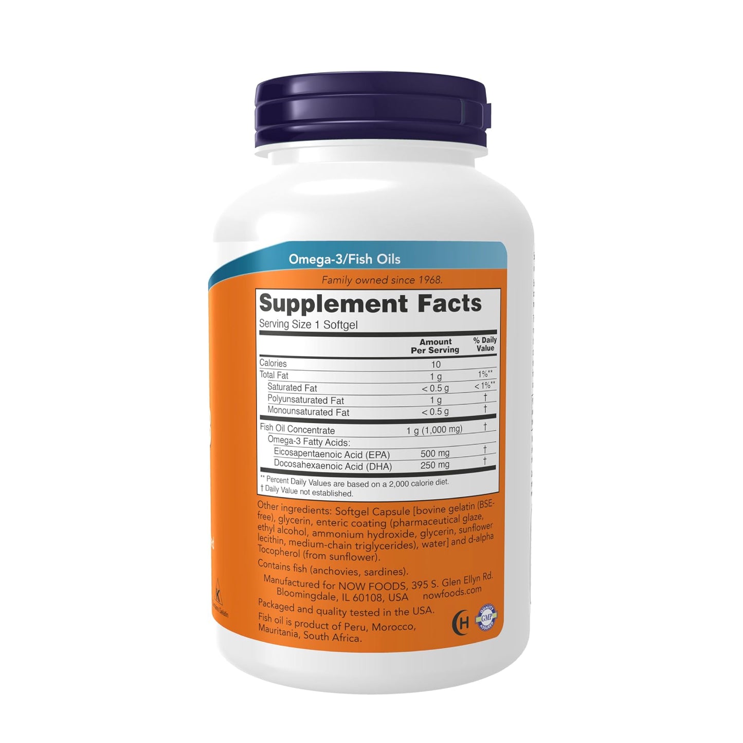 Now Foods Ultra Omega 3 Fish Oil 180 Softgels