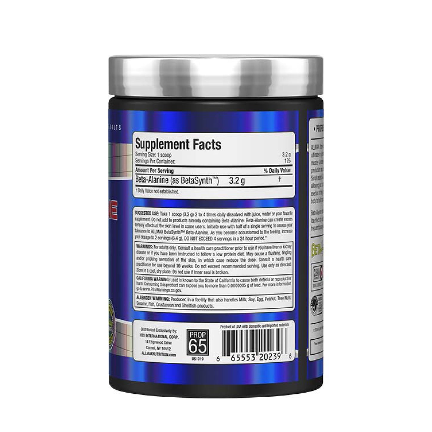 ALLMAX Beta-Alanine 400g