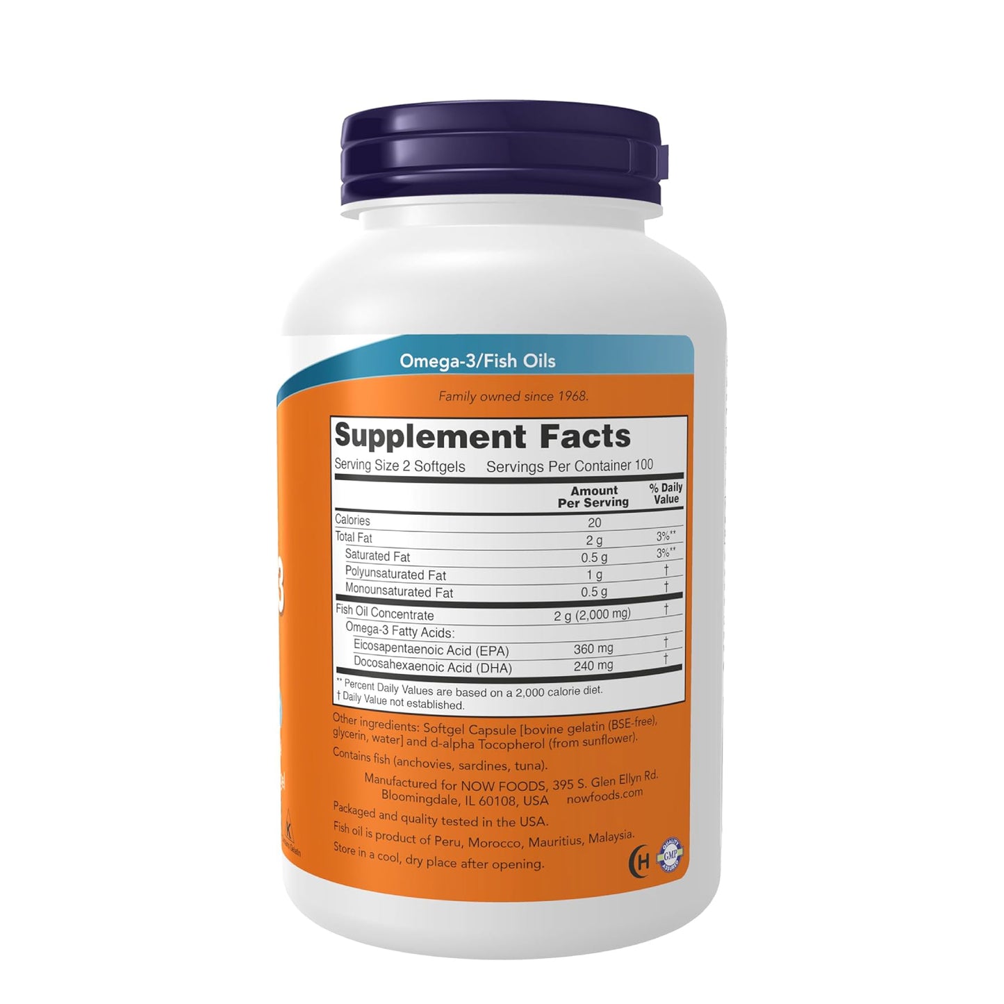 Now Foods Omega 3 Fish Oil