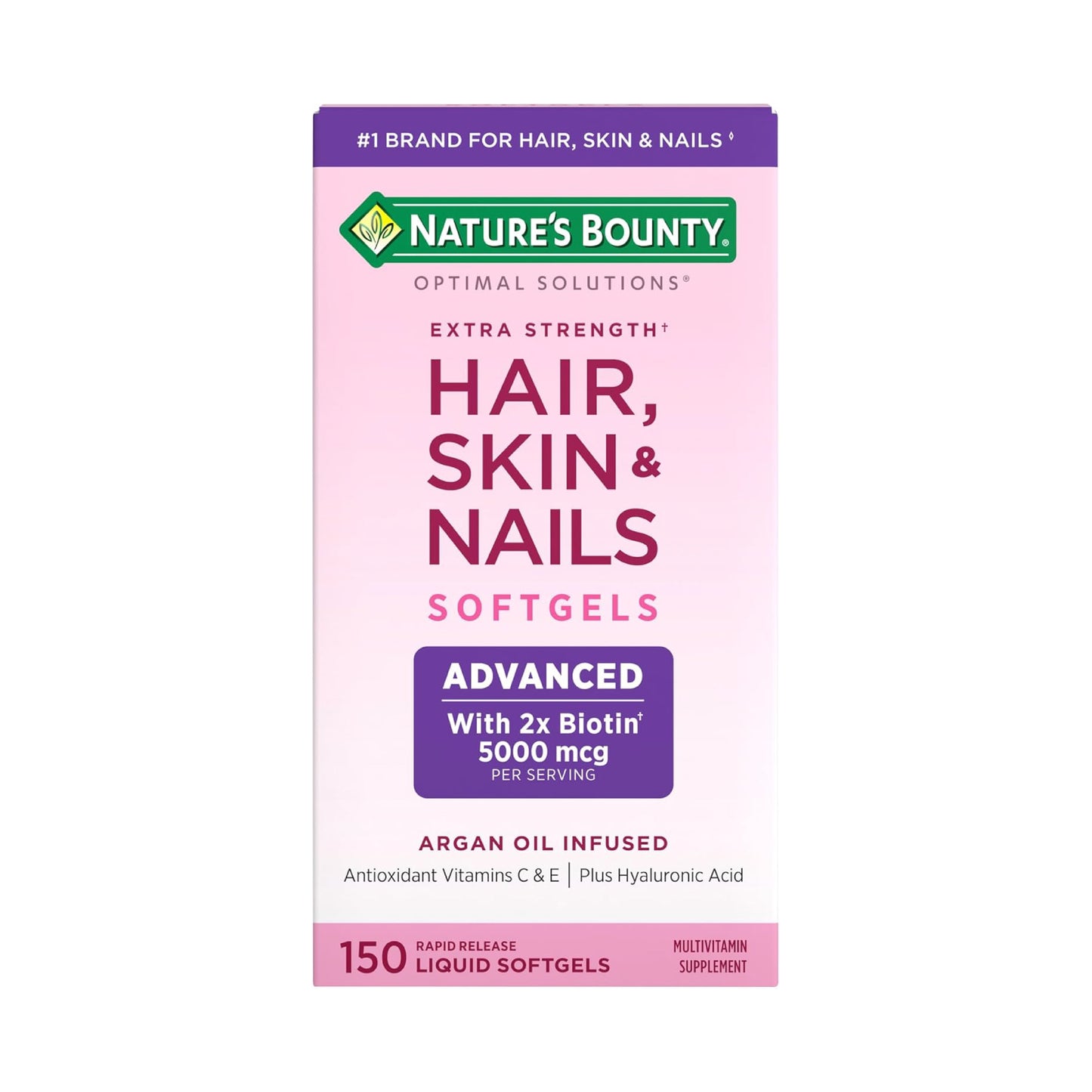 Nature's Bounty Hair, Skin & Nails 150 Softgels