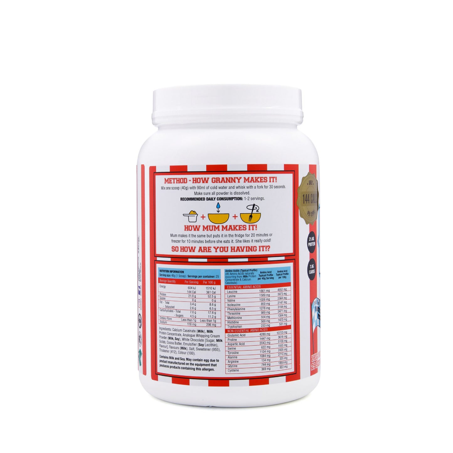 ADONIS.Gears Protein Cookie Dough 1KG (25 Servings)