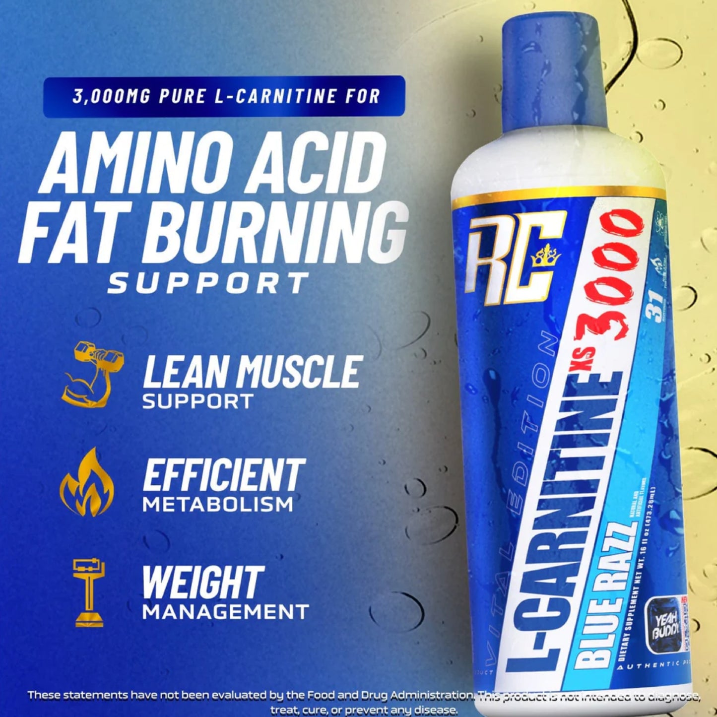 Ronniecoleman (RC) L-Carnitine XS 3000mgc