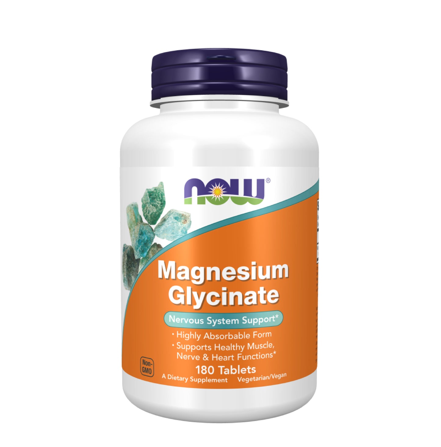 Now Foods Magnesium Glycinate 180 Tablets