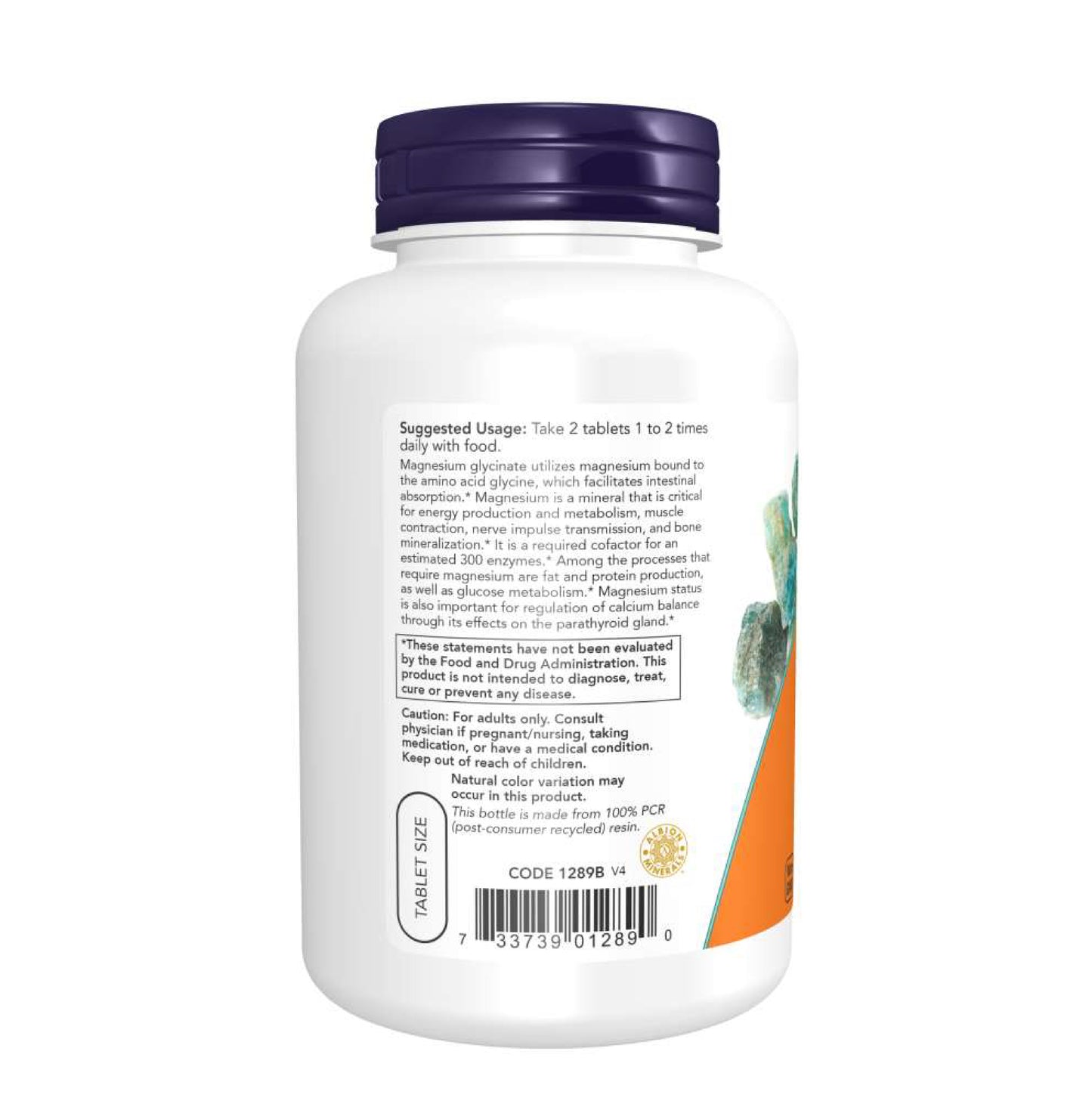 Now Foods Magnesium Glycinate 180 Tablets