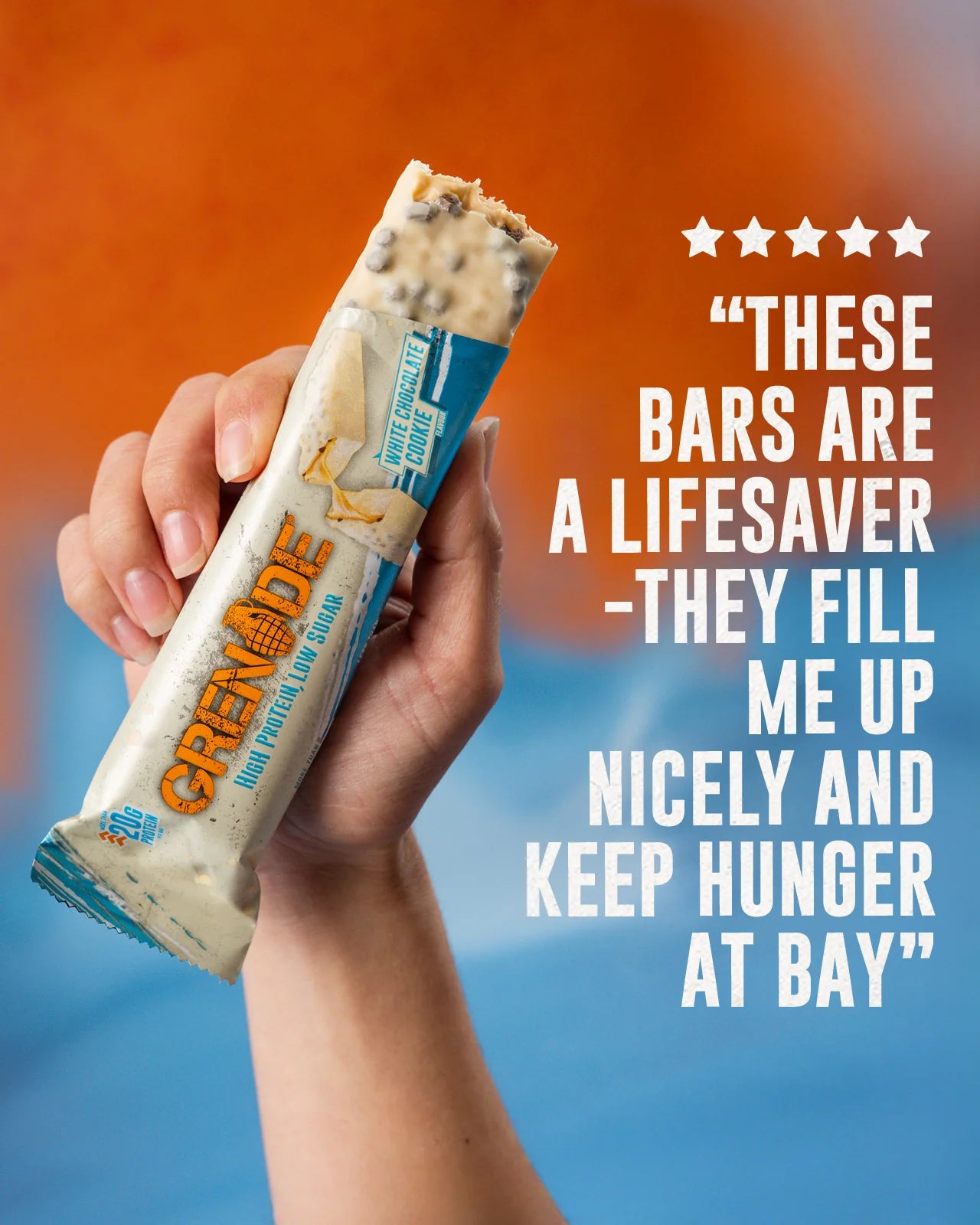 Grenade White Chocolate Cookie Protein Bar 60g