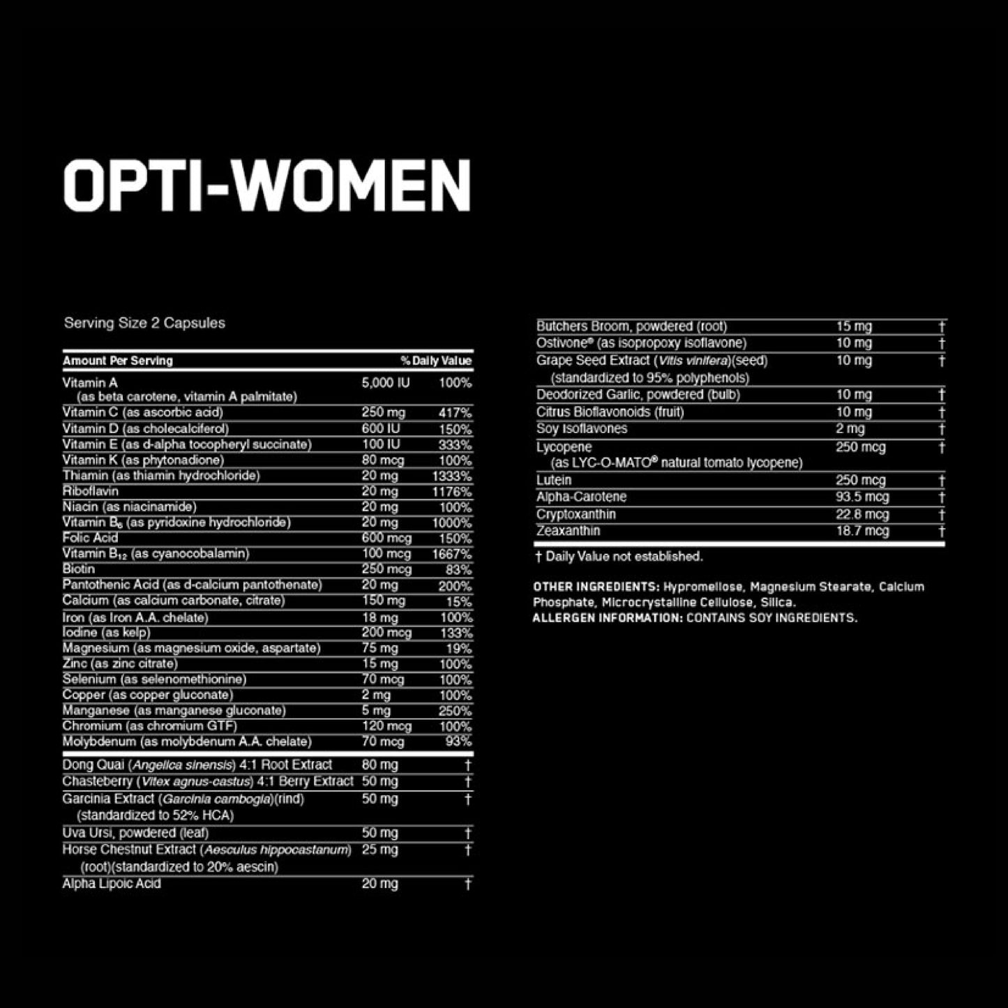 Optimum Nutrition Opti-Women Multi-vitamin