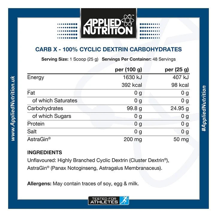 Applied Nutrition Carb X 1.2KG (48Servings)
