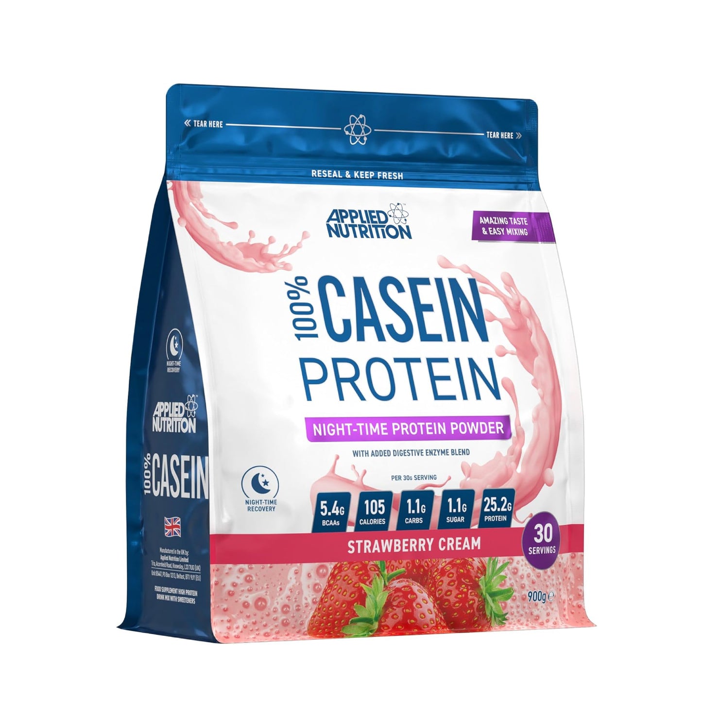 Applied Nutrition Micellar Casein 900G Night Time Protein (30 Servings)