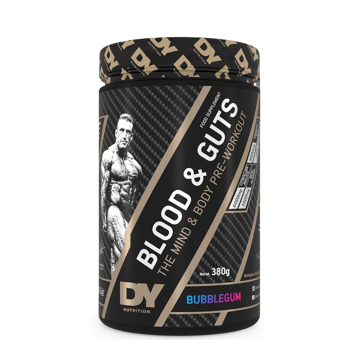 DY Blood & Guts Pre-Workout 40 scoops (20 Servings)