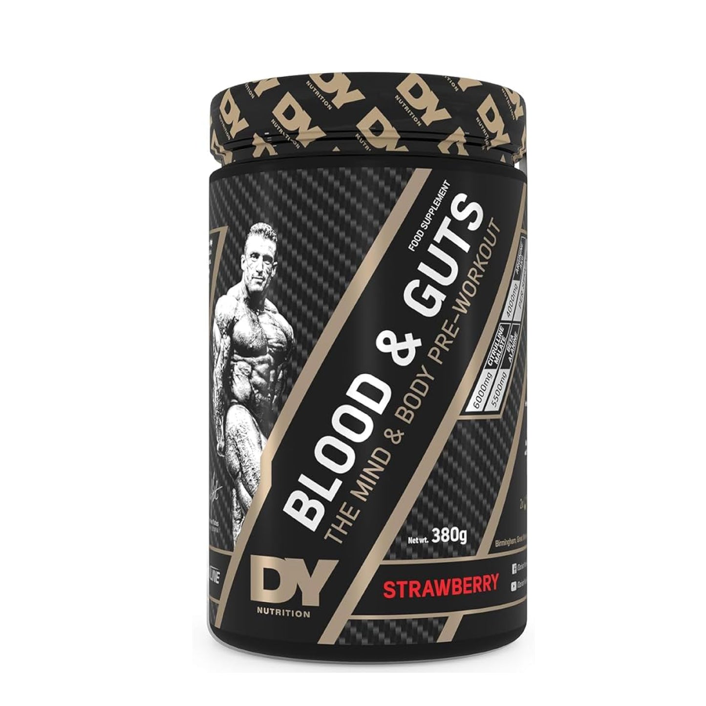 DY Blood & Guts Pre-Workout 40 scoops (20 Servings)