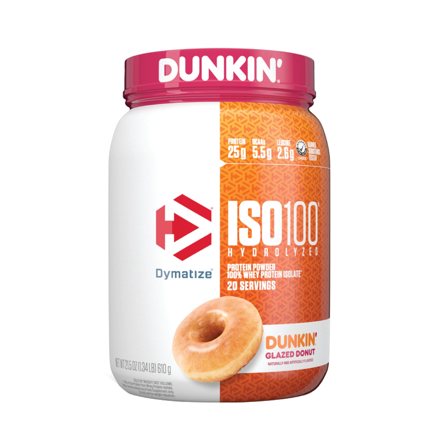 Dymatize ISO100 DUNKIN’™ GALZED DONUT - 20 servings