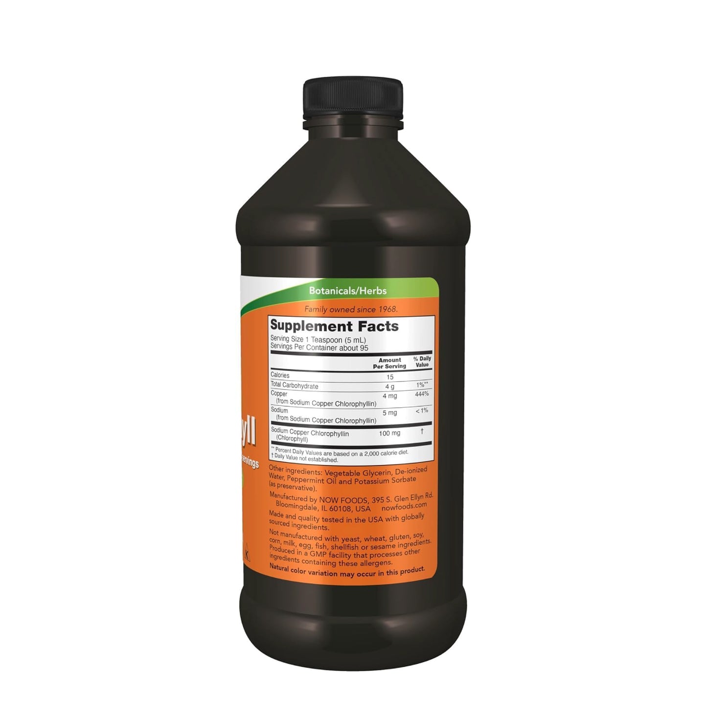 Now Foods Liquid Chlorophyll Mint Flavor
