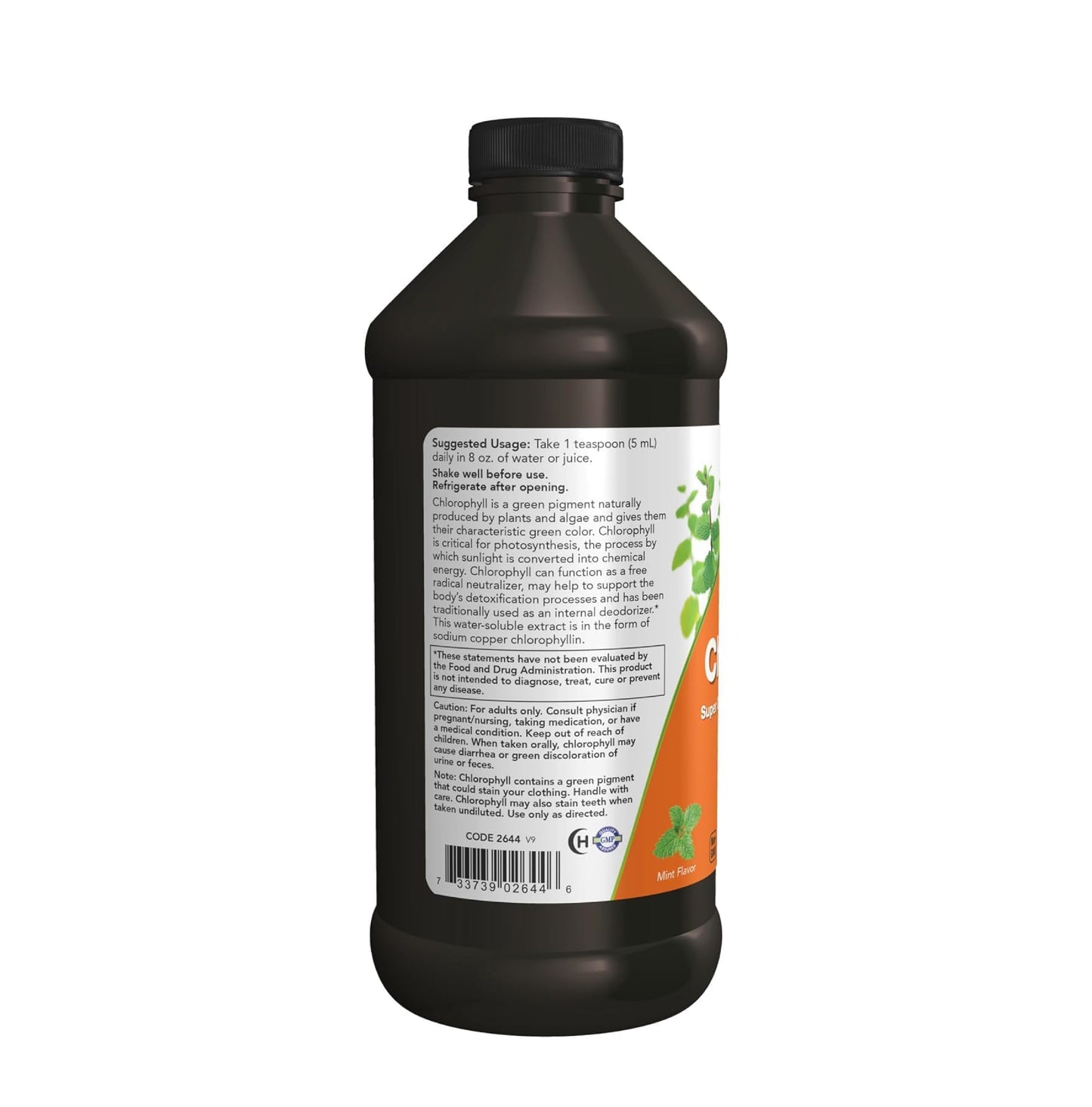 Now Foods Liquid Chlorophyll Mint Flavor