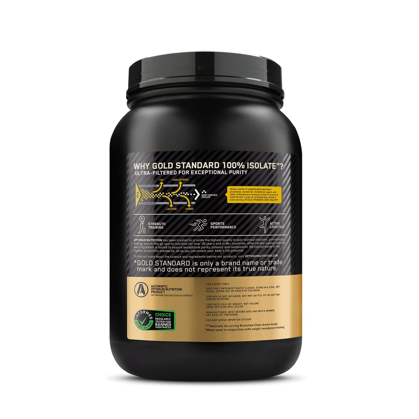 Optimum Nutrition Gold Standard 100% Isolate Whey