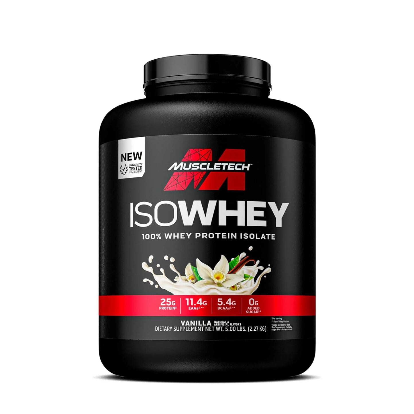 MuscleTech Iso Wehy - 100% Whey Protein Isolate 2.3Kg (76 Servings)