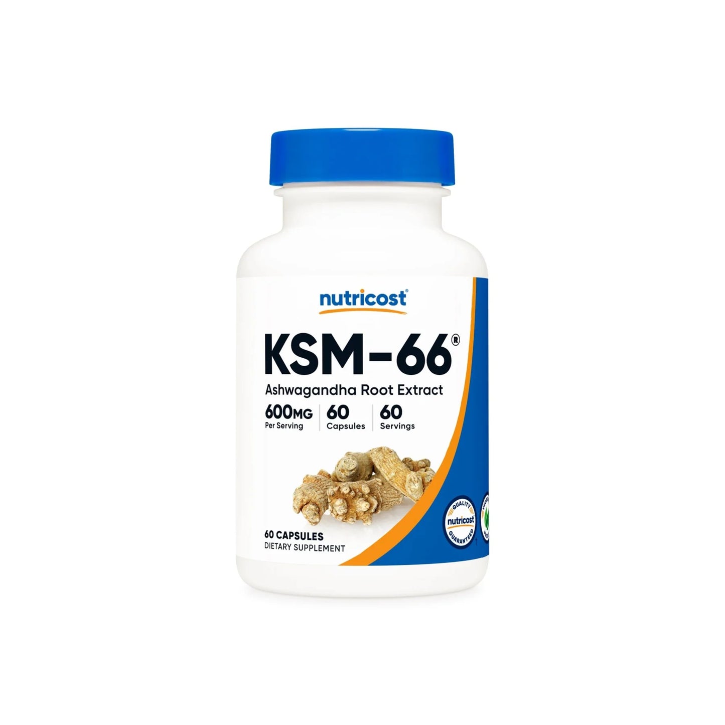 Nutricost KSM-66 Ashwagandha Root Extract 600mg Capsules